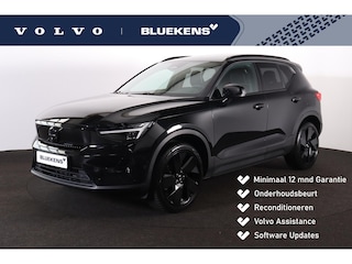 Volvo EX40 Performance Ultra Black Edition 82 kWh - Panorama/schuifdak - 360º Camera - Harman/Kardon audio - Verwarmde voorstoelen, stuur & achterbank - Parkeersensoren voor & achter - Elektr. bedienb. voorstoelen met geheugen links - Draadloze tel. lader - Warmtepomp - Extra getint glas - Inklapbare trekhaak - 20' LMV