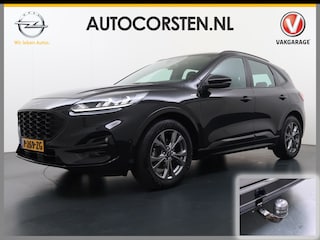Ford Kuga 1.5T 150PK ST-Line Trekhaak Adap.Cruise Stoel+Stuur+Achterbank+Voorruitverwarming Elek.Achterklep Camera Apple Carplay/Android Auto Navi Pdc Lmv 18" DAB Bluetooth Parkeerhulp Led Lane Assist Isofix Road Edge Detection WiFi 1.800KG Trekgewicht