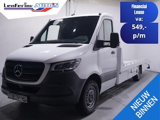 Mercedes-Benz Sprinter 316 CDI 163 pk Aut. Autotransporter Tijhof Navi, LED Koplampen, Adapt. Cruise, Trekhaak 2.800 kg, 2-Zits