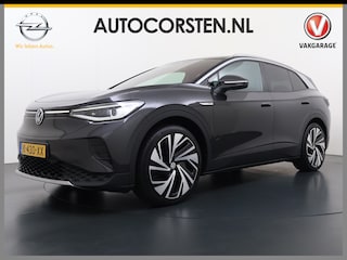 Volkswagen ID.4 Max 82kWh SOH 93% Warmtepomp Panoramdak Ergo Active+Memory Head-Up Display 360°Camera Stoel+Stuurverwarming Navi Ecc Pdc Apple Carplay/Android Auto Lmv 21" Keyless advanced display Matrix led Dodehoek detector Dealeronderhouden 1e Eigenaar Origineel Nederlandse Auto