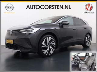 Volkswagen ID.4 Max 82kWh SOH 93% Warmtepomp Panoramdak Ergo Active+Memory Head-Up Display 360°Camera Stoel+Stuurverwarming Navi Ecc Pdc Apple Carplay/Android Auto Lmv 21" Keyless advanced display Matrix led Dodehoek detector Dealeronderhouden 1e Eigenaar Origineel Nederlandse Auto