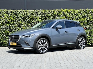 Mazda CX-3 2.0 SkyActiv-G 121 LUXURY, NAVIGATIE, CRUISE CONTROL, CLIMATE CONTROL, STOELVERWARMING, HALF LEDER, DODEHOEK, KEYLESS, HUD, LED, DAB, LICHTMETAAL 18"