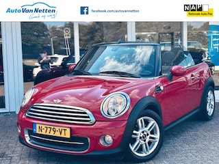 Mini Cooper Cabrio 1.6 Chili,107.dkm!,Leer,Clima,Gr.Navi,Pdc,Stoelverwarming,Windscherm