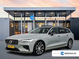 Volvo V60 T8 Ultra Dark | 18" | Trekhaak | Harman Kardon | Elektr. verst. Stoelen | Head-Up | Panoramadak | Full LED | Leder Dashboard