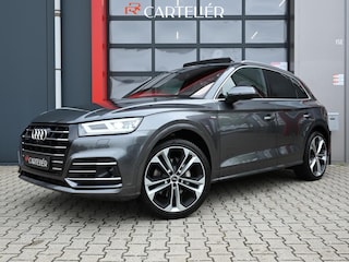 Audi Q5 55 TFSI e S-Line Quattro Competition Luchtvering | Massage | Memory | B&O | 360 | Electric Seats | Carplay | Digital Dash | Afgevlakt Stuur | Dodehoek Detectie | Adaptive Cruise | Lane Assist | Alcantara | Trekhaak | Matrix Led | Keyless