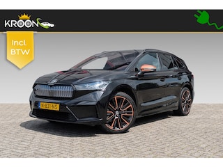Skoda Enyaq iV 80 Founders Edition Black SOH 91% 383/1895 Trekhaak Panoramadak