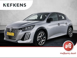 Peugeot 208 GT Hybrid 145pk Automaat | Navigatie | Camera v+a | Climate Control | Adaptieve Cruise Control | Parkeersensoren v+a | Armsteun | Keyless | Full Led koplampen | Dodehoeksensor| Leder/stof sportstoelen | Bluetooth | Draadloze Apple CarPlay / Android Auto | DAB+ radio | Donker getint glas | 17" lichtmetalen velgen |