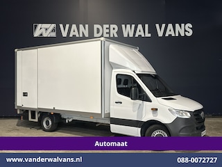 Mercedes-Benz Sprinter 317 CDI 170pk 9G-Tronic Automaat Bakwagen 21m3 KUUB Hoog Laadklep Zijdeur Euro6 Airco | Leder | Lat om Lat betimmering Bijrijdersbank
