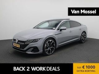 Volkswagen Arteon 2.0 TSI R-Line Business+ 190 PK < Automaat | R-line exterieur | R-line interieur | Navigatie | Apple Carplay | Android Auto | Panoramadak | Schuifdak | LED Matrix | Lichtmetalen velgen | Climate control | Dodehoek sensoren | Fabrieksgarantie t/m 12-2026 |