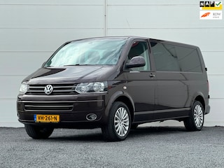 Volkswagen Transporter 2.0 TDI L2H1 Org NL Dub Cabine 6 Pers Automaat Leer Trekhaak Volledige onderhoud historie aanwezig.