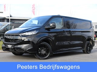 Ford Transit Custom 320 2.0 TDCI L2H1 Black Edition Limited Virtual, Cruise, Camera, Carplay, 170PK, Automaat, LED, Multimedia, Sensoren, Stoelverwarming, UNIEK!