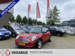 Mini Cooper 3-Deurs 1.6 Chili,APK T/M 05-01-2027,Panoramadak,Airco,Cruisecontrol,Elektrischpakket,Two Tone Lak,16 Inch Lmv