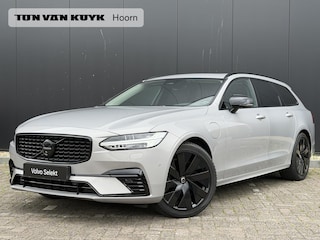 Volvo V90 2.0 T6 Plug-in hybrid AWD Ultra Dark BLACK EDITION / 360 camera/ intellisafe/ schuifdak/climate/ head up display/ trekhaak