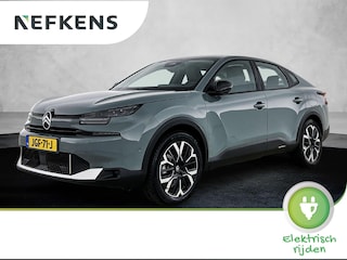 Citroën C4 Ë-C4 X EV Business Extended range 54 kWh 156pk | 425km WLTP Actieradius | Navigatie | Achteruitrijcamera | Parkeersensoren v+a | Stoelverwarming | Leder/Stof Comfortstoelen | Climate Control | Adaptieve Cruise Control | Full Led koplampen | Keyless | Dodehoeksensor | Afwijkende dakkleur | 18" lichtmetalen velgen |