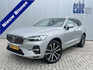 Volvo XC60 2.0 T8 455 pk Plug-in hybrid AWD Ultimate Bright Long Range Trekhaak Panoramadak 360 Camera Head-Up Display Harman Kardon Audio Elektrische Stoelen 21 Inch Velgen Pilot Assist ACC Stuurverwarming Stoelverwarming Apple Carplay Android Auto S Vol Opties 1e Eigenaar Plug in Hybride