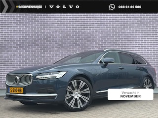 Volvo V90 2.0 T8 Plug-in hybrid AWD Ultimate Bright | Bowers & Wilkins | Luchtvering | 20" | Trekhaak | Stoelventilatie & Massage | Panoramadak |