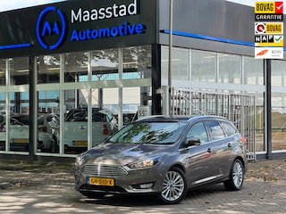 Ford Focus Wagon 1.0 Titanium Edition Dealer onderhouden Facelift Navi Airco LM velgen