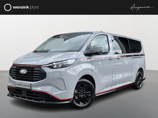 Ford Transit Custom 320 2.5 PHEV L2H1 Grey Platinum Dubbele Cabine 233pk Aut / 5 Pers. / 2250kg Trekgewicht / 1100kg Laadvermogen / Vol. Leder / Glaslookpanelen / Privacy Glass / Adapt. Cruise control!