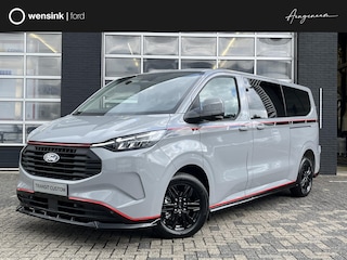 Ford Transit Custom 320 2.5 PHEV L2H1 Grey Platinum Dubbele Cabine 233pk Aut / 5 Pers. / 2250kg Trekgewicht / 1100kg Laadvermogen / Vol. Leder / Glaslookpanelen / Privacy Glass / Adapt. Cruise control!