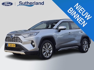 Toyota RAV4 2.5 Hybrid AWD Bi-Tone 220 pk | Trekhaak | Leder | Schuif-kanteldak | JBL geluid | Stoelverwarming | Camera etc.