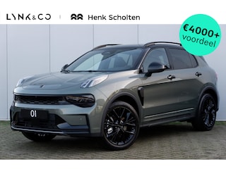 Lynk & Co 01 276PK More | UIT VOORRAAD LEVERBAAR | Harman Kardon | 360 Graden camera | Actieve LED Koplampen | Panoramadak met Schuif-/Kantelfunctie | Sfeerverlichting | Dodehoekassistent | Adaptieve Cruise Control | Stuurverwarming | Stoelverwarming | Bestuurdersstoel met geheugen | Getint glas | Elektrisch bedienbare achterklep | Draadloos telefoonoplader