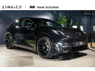Lynk & Co 02 More 66 kWh | HEICO 21" Wielen | HEICO Verlagingsveren | MY27 | 360 Graden Camera | Harman Kardon | Panoramadak | Elektrisch bedienbare voorstoelen met geheugen | Keyless Entry | Getint glas | Adaptieve Cruise Control | Dodehoekassistent | Sfeerverlichting | Stuurwielverwarming | Stoelverwarming