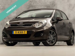 Kia Rio 1.2 CVVT Sport (5 DEURS, CLIMATE, KEYLESS START, LM VELGEN, SPORTSTOELEN, PARKEERSENSOREN, TREKHAAK, CRUISE, NIEUWE APK, NIEUWSTAAT)