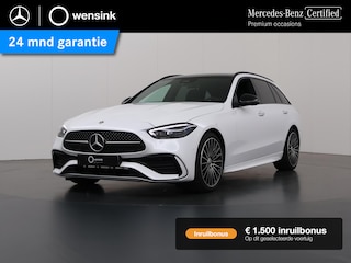 Mercedes-Benz C-klasse 180 Star Edition AMG Line | Panoramadak | Digital Light | Stoelventilatie | Keyless Entry | Night | 19" multispaaks velgen |