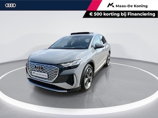 Audi Q4 40 Edition 77 kWh / 204pk S Line · Panoramadak · Trekhaak · Apple/Android Car Play · Leder/Stof