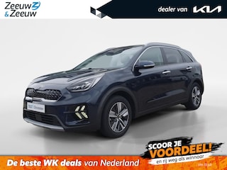 Kia Niro 1.6 GDi DynamicPlusLine | Trekhaak | Stoel en stuurverwarming | Dodehoek detectie | Navigatie | Camera | Parkeersensoren voor en achter | verbruik 1 op 20!