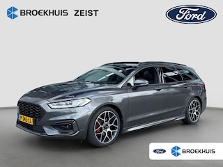 Ford Mondeo Wagon 2.0 IVCT HEV ST-Line | 100 % dealer o.h. | Adaptieve cruise | Trekhaak | Schuifdak | 19 INCH | Leder | Camera | Winter-pack