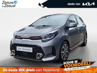 Kia Picanto 1.0 DPi GT-Line | Camera | Leder | Stoelverwarming | Stuurverwarming | Apple Carplay | Android Auto | Navi | Lichtmetalen Velgen |