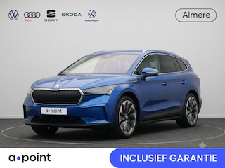 Skoda Enyaq iV 80 First Edition 204pk | Trekhaak | Lederen bekleding | Navigatie | 21 inch Lichtmetalen velgen | Verwarmbare voorstoelen | Parkeercamera