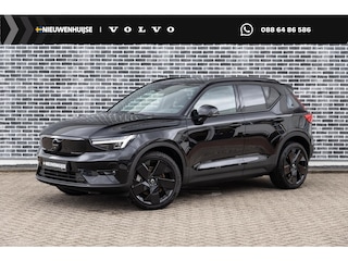 Volvo EX40 Single Motor Extended Range Plus Black Ed. 82 kWh | Adaptieve Cruise Control | Harman Kardon Audio | Stoel-/Stuurverwarming | Parkeercamera | Dodehoek Detectie | Pixel LED | Elektr. Verst. Stoelen + Geheugen | Donker Getint Glas | Warmtepomp |