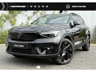 Volvo EX40 Single Motor Extended Range Plus Black Ed. 82 kWh | Adaptieve Cruise Control | Harman Kardon Audio | Stoel-/Stuurverwarming | Parkeercamera | Dodehoek Detectie | Pixel LED | Elektr. Verst. Stoelen + Geheugen | Donker Getint Glas | Warmtepomp |