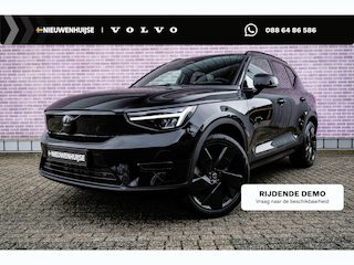 Volvo EX40 Single Motor Extended Range Plus Black Ed. 82 kWh | Adaptieve Cruise Control | Harman Kardon Audio | Stoel-/Stuurverwarming | Parkeercamera | Dodehoek Detectie | Pixel LED | Elektr. Verst. Stoelen + Geheugen | Donker Getint Glas | Warmtepomp |