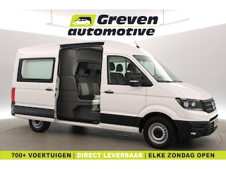Volkswagen Crafter 2.0 TDI 140PK L3H3 | DC | 6 Zits | 3000kg Trekgew. | Airco | Cruise | Camera | Carplay | Parkeersens.