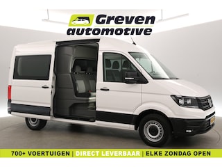 Volkswagen Crafter 2.0 TDI 140PK L3H3 | DC | 6 Zits | 3000kg Trekgew. | Airco | Cruise | Camera | Carplay | Parkeersens.