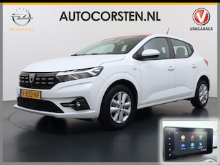 Dacia Sandero 1.0TCe 92PK 5Drs Navi Airco Apple Carplay Android Auto Cruise Control Bluetooth Pdc Comfort Isofix Regen-Lichtsensor ESP 1e Eigenaar Origineel Nederlandse Auto