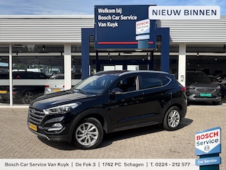 Hyundai Tucson 1.6 GDi Premium / NL-Auto / Vol-Leder / Cruise-Control / Stoelverwarming V+A / Climate-Control / LED / Keyless / DAB Radio-Bluetooth / Navi / Camera / PDC V+A / 17'' LMV / ENZ.