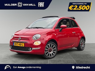 Fiat 500 Cabrio RED 1.0 Hybrid 70pk | CLIMA | NAVI | PARKEERHULP | CRUISE CONTROL | 16" LM-VELGEN | APPLE CARPLAY / ANDROID AUTO | DAB+ |