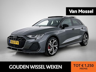 Audi A3 Sportback 45 TFSI e S edition Competition | Automaat | Panoramadak | Apple Carplay / Android Auto | Elektrisch Verstelbare Bestuurdersstoel | Stoelverwarming | Virtual Cockpit | Climate Control | Cruise Control | Lage km stand