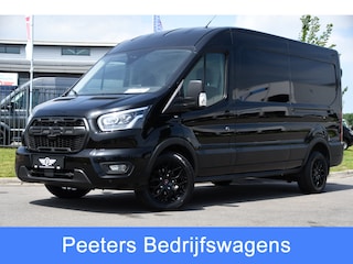 Ford Transit 350 2.0 TDCI L3H2 Limited Black Edition MARGE! Camera, Cruise, Carplay, 185pk, Xenon, Automaat, Trekhaak, Multimedia, Sensoren, Uniek!