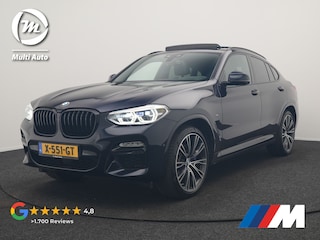 BMW X4 M40i M Sport 354pk | Trekhaak Af Fabriek | Panodak | Head Up | Adaptive Cruise | 360 Camera | Adaptief Onderstel | Lederen Sportstoelen Memory & Verwarmd | 21"L.M | Keyless | Blis | Sfeerverlichting | Apple Carplay |