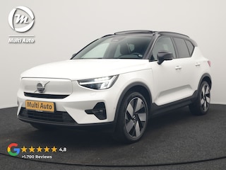 Volvo XC40 Recharge Ultimate 69 kWh 231pk Dealer O.H. | Panodak | Adaptive Cruise | Warmtepomp | 360 Camera | Harman / Kardon | Alcantara Sportstoelen Memory & Verwarmd | Stuur Verwarmd | Keyless | Blis | Apple Carplay | Google Assistent |