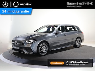 Mercedes-Benz C-klasse Estate 300e Star Edition AMG Line | Panoramaschuifdak | DISTRONIC | Trekhaak | USB-pakket plus