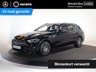Mercedes-Benz C-klasse Estate 300e Business Solution AMG | Panoramaschuifdak | Night | Burmester | Rijassistentiepakket Plus | Matrix Led |
