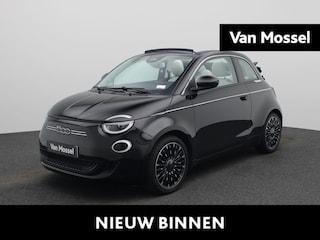 Fiat 500 42 kWh La Prima | Cabrio | Camera | Navigatie | Leder |