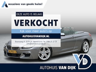 BMW 6-serie Cabrio 640i High Executive M-Pakket | NL-auto/2e eign./Volledige historie/Leder/Adapt.Cruise/Soft Close