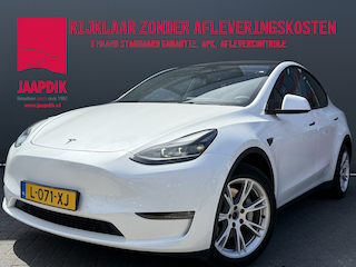 Tesla Model Y BWJ 2021 Long Range 351 PK AWD 75 kWh PANO | FULL LED | STOEL + STUURVERW. | 360 CAMERA | ADAPTIVE CRUISE | LEDER | ELEKTR. STOELEN | ELEKTR. ACHTERKLEP | NAVI | CLIMA | LMV | PDC